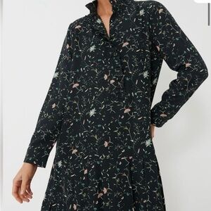 Tuckernuck Campden Black Floral Long Sleeve Dress